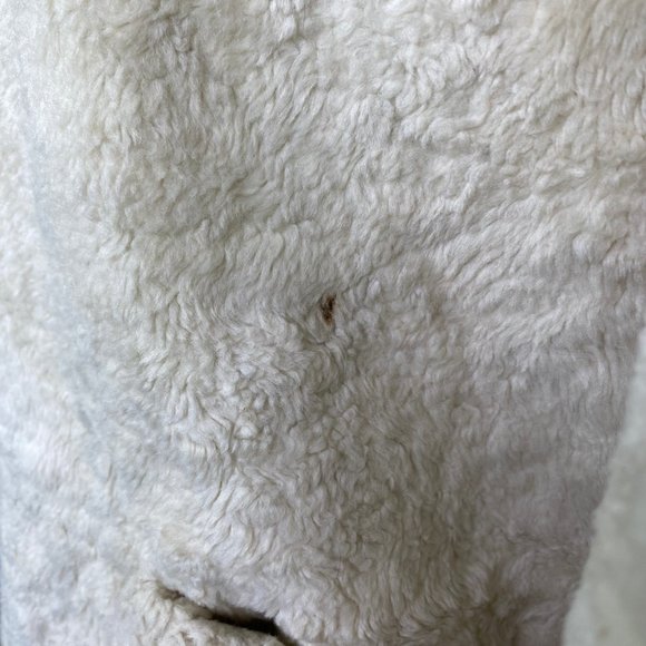 Vintage Ivory Faux Fur Coat Bagdad Styled by Sportowne Fabric by LaFrance - Picture 8 of 16